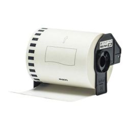 Brother DK-22246 Rollo de etiquetas de papel continuo – Negro sobre blanco, 103mm de ancho