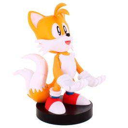 Exquisite Gaming Cable Guy Soporte Figura Tails Sonic 20cm para Mandos y Teléfonos