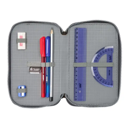 Portatodo Real Madrid C.F. Gris 12,5 x 19,5 x 5,5 cm 37 Piezas