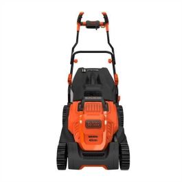Black + Decker BEMW481BH Cortadora de Césped Eléctrica 1800W, 42cm de Ancho de Corte, Manillar Ergonómico, Color Negro