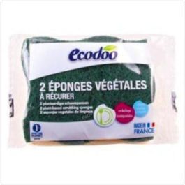 ECODOO Estropajo Esponja Vegetal 2 Unidades Biodegradable para Lavar Platos y Vasos Precio: 3.50000002. SKU: B165MTMHND