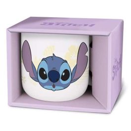 Taza de ceramica stitch palms en caja regalo 400 ml. Taza de ceramica stitch palms en caja regalo 400 ml.