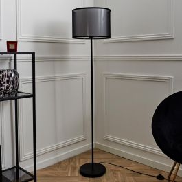 Home Deco Factory Lámpara de Pie Doble Pantalla Colección Lounge de Metal Home Deco Factory Lámpara de Pie Doble Pantalla Colección Lounge de Metal
