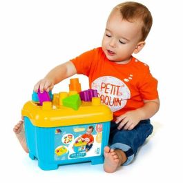 Molto Caja de Bloques y Puzzles Duros (15 Piezas) para Niños de 1 a 3 Años