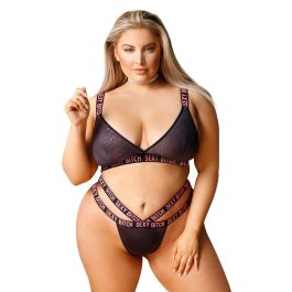 Conjunto de Lencería Fantasy Lingerie Negro (Queen size) Precio: 42.50000007. SKU: B1A6G49RLJ