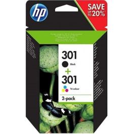 HP 301 Pack Tinta Original Negra y Tricolor para Impresoras 1000/1001 3000/3050/3050se/3050ve 1050a/2050a/2054a/3050a Precio: 49.69000036. SKU: S8410025