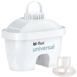 Laica F4TEU00 Filtros 3+1 Bi-flux Universal Slim para Jarra de Agua, Reduce Cloro y Microplásticos, Conserva Minerales