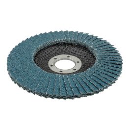 Wolfcraft Disco de láminas abrasivo 5651000, grano 60 Ø115mm, para rectificado basto de superficies metálicas