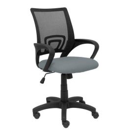 Silla Piqueras Y Crespo Vianos Brazos Fijos Mecanismo Basculante Con Regulador De Presion Elevacion Del Asiento En Altura Ruedas Nylon Respaldo Malla Transpirable Negra Y Tapizado Bali Gris Precio: 99.88999999. SKU: S5703886
