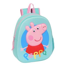 Mochila Escolar Peppa Pig Turquesa Precio: 9.5900002. SKU: S4307599