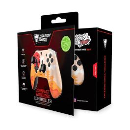 Dragonshock Poptop Compact Gamepad Inalámbrico para Nintendo Switch, Bluetooth, Girosopio, Botones Programables, Batería Recargable, Color Rising Sun