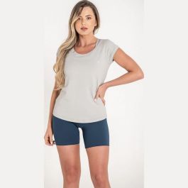 Camiseta de Manga Corta Mujer Ditchil Gris claro Fitness S