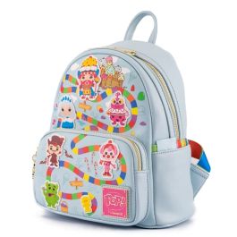 Loungefly Mochila Mini Candy Land Take Me al Dulce en Cuero Vegano con Diseño Colorido