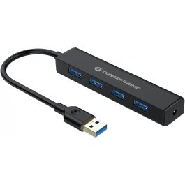 Conceptronic Hub USB 3.0 4 Puertos Mini Hub Pocket Alta Velocidad 4.8Gbps Diseño Compacto Precio: 17.5000001. SKU: S8425867