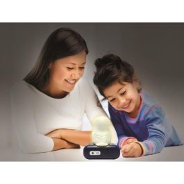 Lexibook LEX3380743111261 Reloj Despertador Digital Hedwig, Luz Nocturna y Sonido 3D Infantil