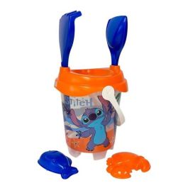 Unice Cubo Playa Castillo Stitch Transparente con Cedazo, Pala, Rastrillo y Moldes Precio: 5.50000055. SKU: B187Z66PWV