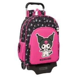 Safta Mod. 180 905 Mochila Escolar Juvenil con Carro y Ruedas de Diseño Kuromi Oficial - 420x330x140 mm, Ideal Colegio y Viajes Precio: 53.78999945. SKU: B1K7LAH2W7