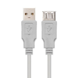 Cable Alargador USB 2.0 Nanocable 10.01.203/ USB Macho - USB Hembra/ 1.8m/ Beige Precio: 3.99000041. SKU: S0228605