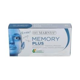 MARNYS Memory Plus 30 Cápsulas. Vitaminas y Minerales para Memoria, Rendimiento Mental y Reducir Fatiga Precio: 21.5000005. SKU: B1KB8M8CPP