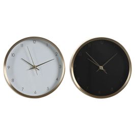 Reloj Pared Glam DKD Home Decor Blanco Negro 4.2 x 25.7 x 25.7 cm (2 Unidades) Precio: 26.79000016. SKU: S3044963