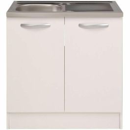 Parisot SPRING239754 Mueble bajo fregadero de cocina 2 puertas L80 x P57,6 x H84,2 cm - Blanco Precio: 108.89000056. SKU: B1D93EV4VA