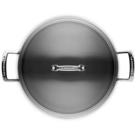 Le Creuset 51113280010500 Sauteuse Antiadherente Reforzada con Tapa de Cristal 28 cm