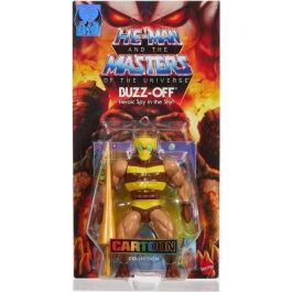 MATTEL Figura Buzz-Off Masters of the Universe Origins 14cm Articulada con Lanza y Cómic - Juguete MOTU para Coleccionistas