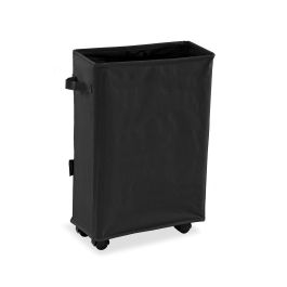 Cesto de ropa negro alargado con cubierta de malla VERSA 18.5x58x39 cm (2 Unidades) Precio: 31.50000018. SKU: B12AW6PSFA