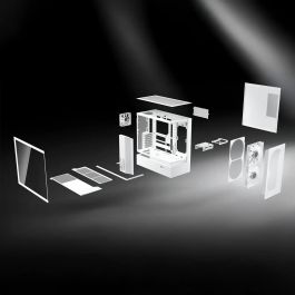 Cougar CFV235 Midi Tower ATX Schwarz ARGB Mesh Caja de PC con Ventana de Vidrio Templado y Iluminación RGB