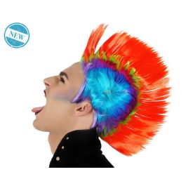 Peluca Punky Multicolor 100 gr para Fiestas Temáticas, Conciertos y Disfraces de Rockero Precio: 4.49999968. SKU: B1HWPV4WDW
