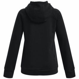 Sudadera con Capucha Niña Under Armour Rival Big Logo Negro