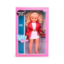 Nancy Nal20000 Colección Evasión Muñeca Reedición Años 70 con Vestido Blanco y Cazadora Roja