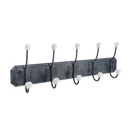 Five Simply Smart Colgador de madera con 5 perchas, negro, 60 x 20 cm Precio: 16.99706723. SKU: S7902147