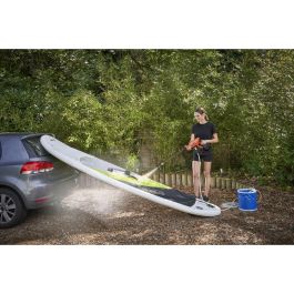 Black+Decker BCPC18B-XJ Hidrolimpiadora Inalámbrica 18V Litio 24 Bares Sin Batería, Boquilla 5 en 1, Multiusos para Limpieza Exterior