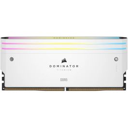 Corsair 32GB PC 7000 CL34 DOMINATOR TITANIUM RGB Kit (2x16GB) DDR5 Blanco Retail
