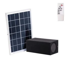 Aplique LED Solar-Control Remoto- Dimable- Panel: 6V 15W Batería: 3,2V 2000MaH [HO-APL-SOL-02-WW]