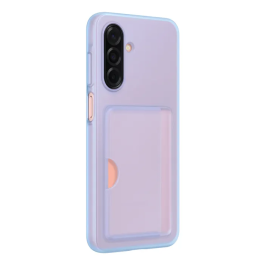 SAMSUNG EF-OA266 Funda con Tarjetero para Samsung Galaxy A26 5G Azul
