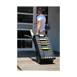 Stanley 1-79-206 Taller Móvil Modular para Herramientas con 4 Cajones, Asa Telescópica y Ruedas Robustas, Polipropileno