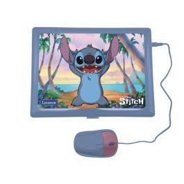 Lexibook LEX1695286887745 Ordenador educativo bilingüe STITCH – 124 actividades (francés-inglés)