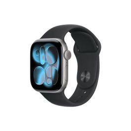 Apple MEQW4QL/A Watch Series 11 GPS 42mm Gris Espacial Correa Deportiva Negra