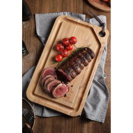 Tramontina Tabla para cortar y servir 40 x 23,3 x 1,8 cm Rectangular Madera de Teca