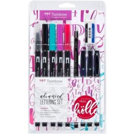 Tombow Set Lettering Avanzado Estuche con 4 Rotuladores ABT, Blender Pen, Lápiz MONO 100 3H, Rotuladores Fudenosuke y MONO Twin, Goma MONO XS Precio: 22.49999961. SKU: B1555TAWAS