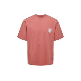 Camiseta de Manga Corta Hombre Only & Sons Onskasen Rlx Salmón
