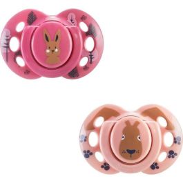 Chupete - TOMMEE TIPPEE - FUN - 18-36 meses - Set de 2 chupetes simétricos sin BPA - Cápsula de esterilización reutilizable