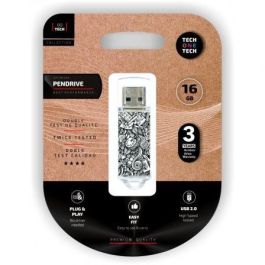 Memoria USB Tech One Tech Art-Deco 16 GB Precio: 8.94999974. SKU: B1CSHBR88J