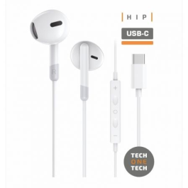 Auriculares Intrauditivos Tech One Tech earTECH TEC1301/ con Micrófono/ USB Tipo-C/ Blancos Precio: 8.94999974. SKU: B17LQN9V3K