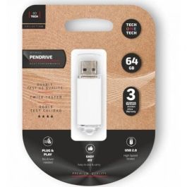 Memoria USB Tech One Tech TEC3007-64 Blanco 64 GB Precio: 9.5468997701. SKU: B19TR3LAWE