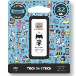 Memoria USB Tech One Tech TEC4018-32 Negro/Blanco 32 GB Precio: 8.94999974. SKU: B1G55HNKQW