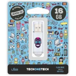 Memoria USB Tech One Tech Tech Calavera Maya 16 GB
