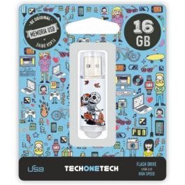 Memoria USB Tech One Tech Tech Calavera Moto 16 GB Precio: 8.94999974. SKU: B1KEQ9SNP8